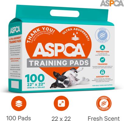 Show full view: ASPCA Dog Training Pads, 22 x 22-in, 100 count, Fresh Scented slide 2 of 7
