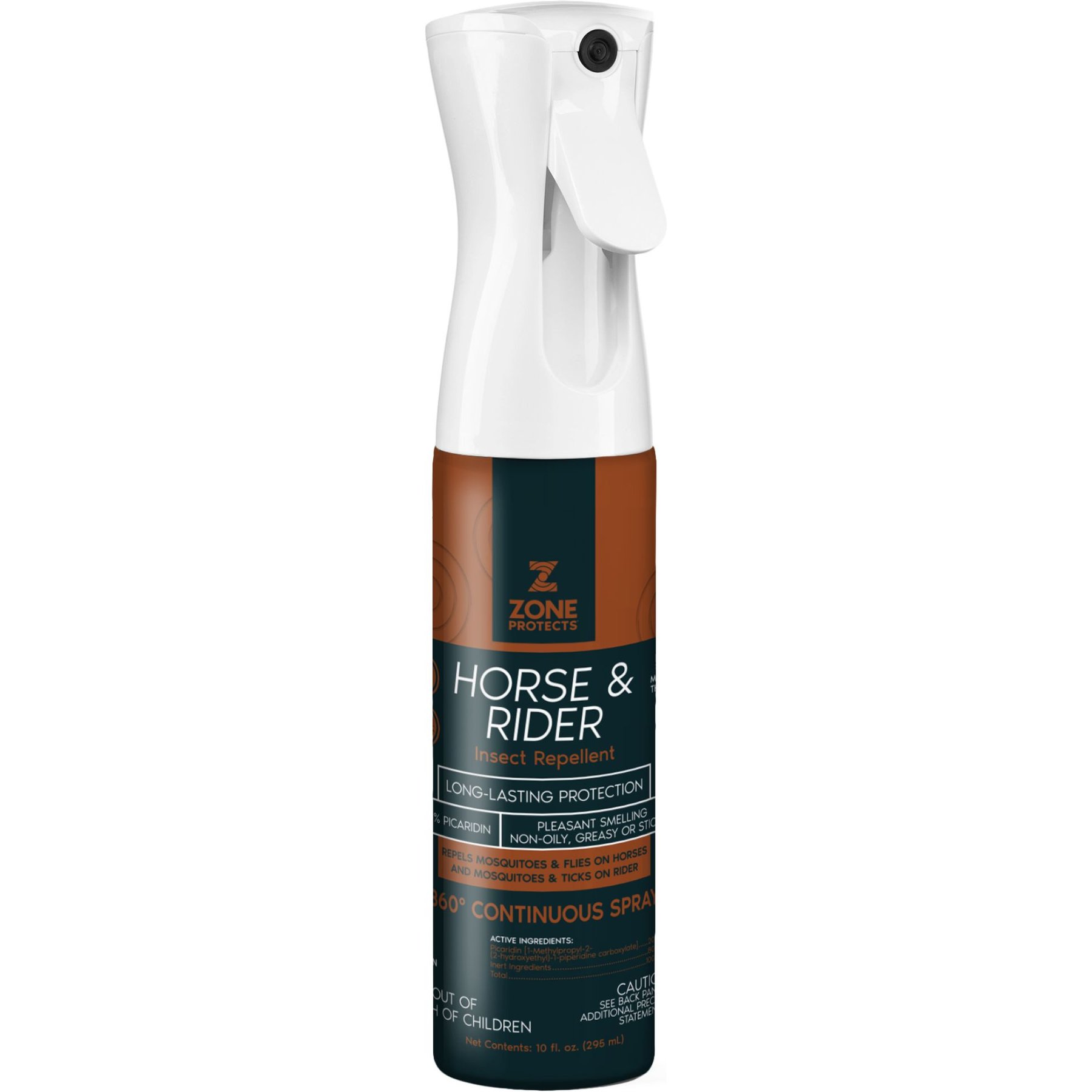 Zone Protects Horse & Rider Fly & Insect Repellent Spray, 10-fl oz bottle