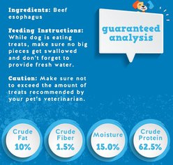 Jack & Pup Odor-Free Braided Joint Health Beef Gullet Sticks 12-in Dog Chew slide 2 of 6