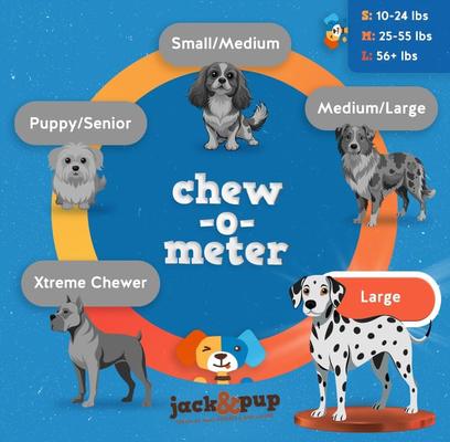 Show full view: Jack & Pup Odor Free 6-inch Jumbo Beef Bully Stick Dog Chew, 6 count slide 7 of 8