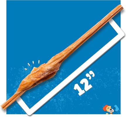 Show full view: Jack & Pup 12-inch Junior Bully Stick Dog Chews, 18 count slide 3 of 8