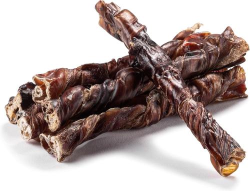 Show full view: Jack & Pup Odor-Free Twisted Beef Bully Stick 6-in Dog Chew slide 4 of 8