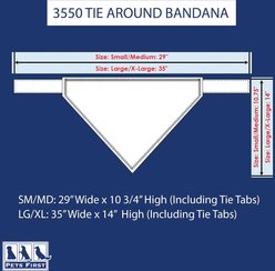 Pets First NCAA Penn State Personalized Dog Bandana, Large/X-Large slide 2 of 5