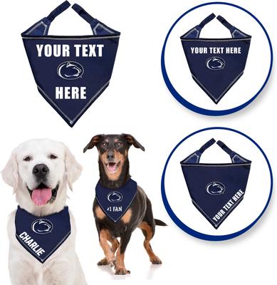 Show full view: Pets First NCAA Penn State Personalized Dog Bandana, Large/X-Large slide 4 of 6