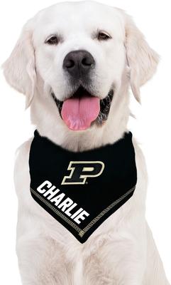 Show full view: Pets First NCAA Purdue Boilermakers Personalized Dog Bandana, Large/X-Large slide 6 of 6