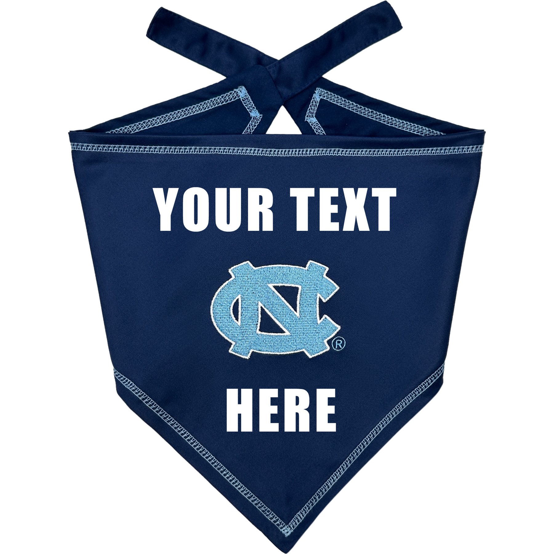 Pets First NCAA Personalized Dog Bandana, Small/Medium, North Carolina Tar Heels