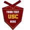 Show in main carousel: Pets First NCAA Usc Trojans Personalized Dog Bandana, Small/Medium slide 1 of 6