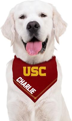 Show full view: Pets First NCAA Usc Trojans Personalized Dog Bandana, Small/Medium slide 6 of 6