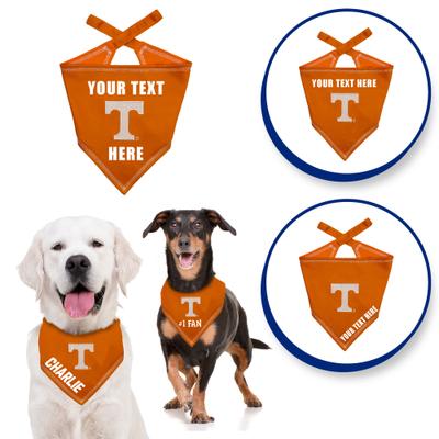 Show full view: Pets First NCAA Tennessee Volunteers Personalized Dog Bandana, Large/X-Large slide 4 of 6