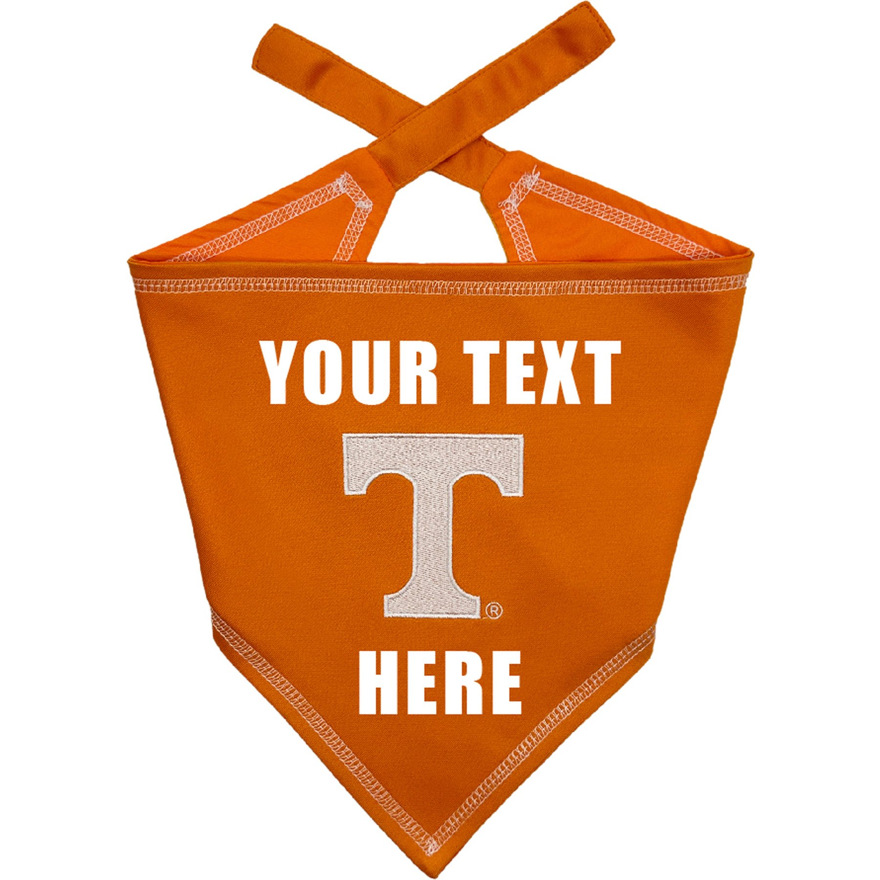 Pets First NCAA Tennessee Volunteers Personalized Dog Bandana, Large/X-Large