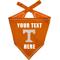 Show in main carousel: Pets First NCAA Tennessee Volunteers Personalized Dog Bandana, Large/X-Large slide 1 of 6