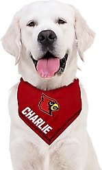 Pets First NCAA Louisville Cardinals Personalized Dog Bandana, Large/X-Large slide 2 of 5