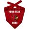 Show in main carousel: Pets First NCAA Louisville Cardinals Personalized Dog Bandana, Large/X-Large slide 1 of 5