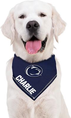 Show full view: Pets First NCAA Penn State Personalized Dog Bandana, Large/X-Large slide 6 of 6