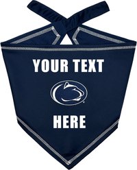 Pets First NCAA Penn State Personalized Dog Bandana, Large/X-Large