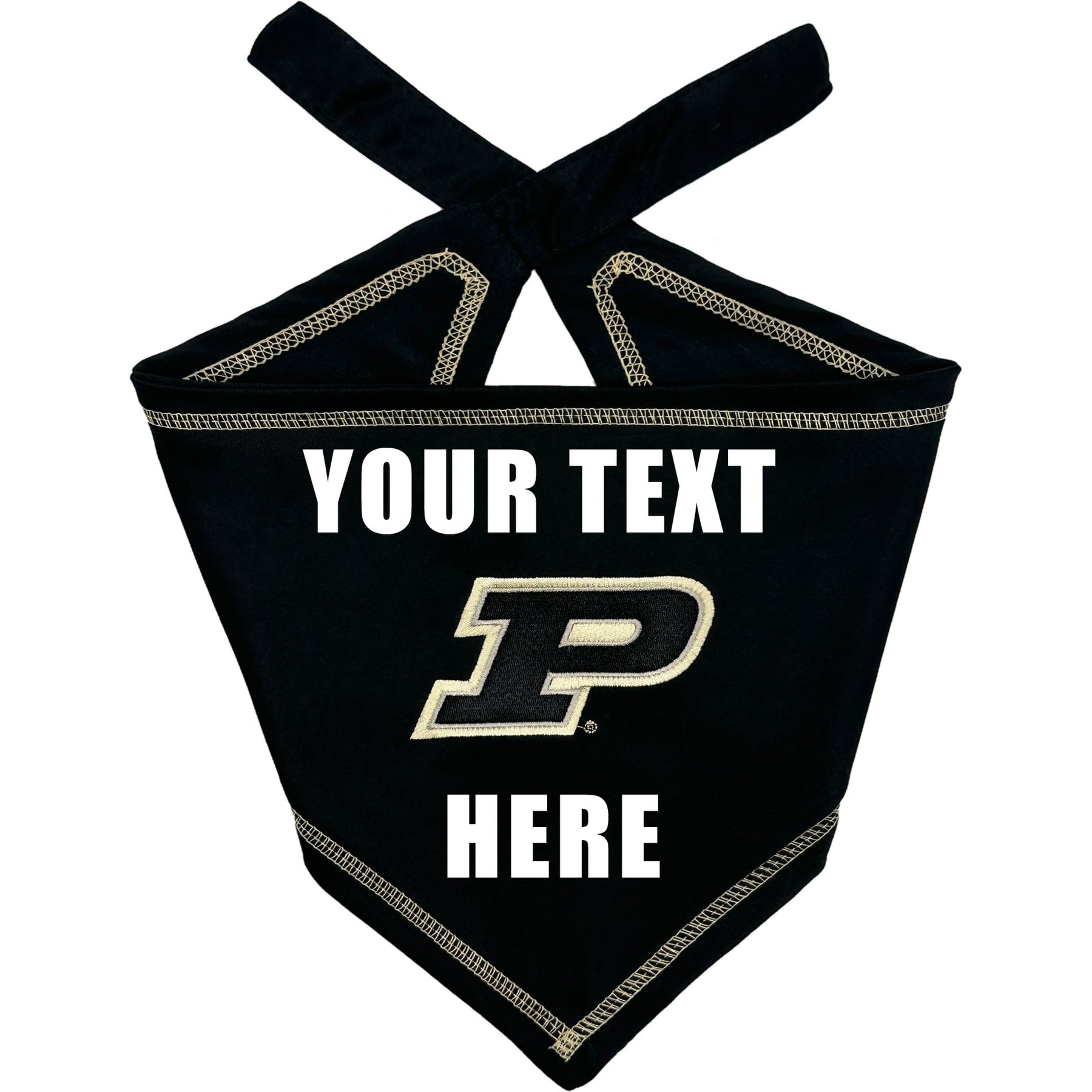 Pets First NCAA Purdue Boilermakers Personalized Dog Bandana, Small/Medium