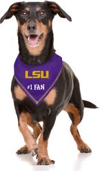 Pets First NCAA Louisiana State Tigers Personalized Dog Bandana, Large/X-Large slide 2 of 5