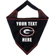 Show in main carousel: Pets First NCAA Georgia Bulldogs Personalized Dog Bandana, Small/Medium slide 1 of 5