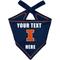 Show in main carousel: Pets First NCAA Illinois Fighting Illini Personalized Dog Bandana, Small/Medium slide 1 of 6