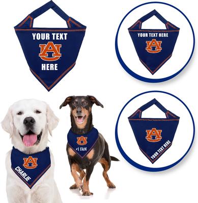Show full view: Pets First NCAA Auburn Tigers Personalized Dog Bandana, Large/X-Large slide 3 of 5