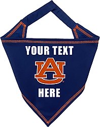 Pets First NCAA Auburn Tigers Personalized Dog Bandana, Large/X-Large