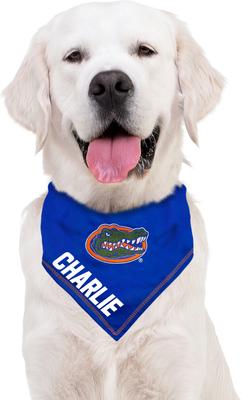 Show full view: Pets First NCAA Florida Gators Personalized Dog Bandana, Large/X-Large slide 6 of 6