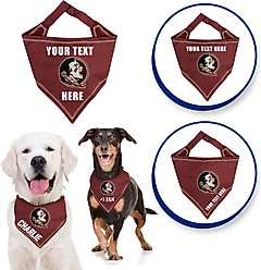 Pets First NCAA Florida State Personalized Dog Bandana, Small/Medium slide 2 of 5