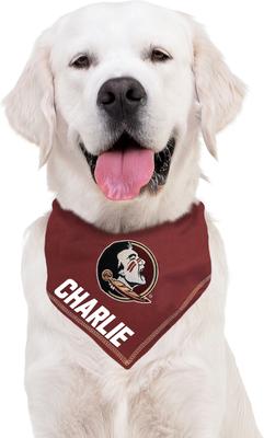 Show full view: Pets First NCAA Florida State Personalized Dog Bandana, Small/Medium slide 5 of 5