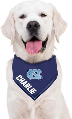 Show full view: Pets First NCAA North Carolina Tar Heels Personalized Dog Bandana, Small/Medium slide 6 of 6