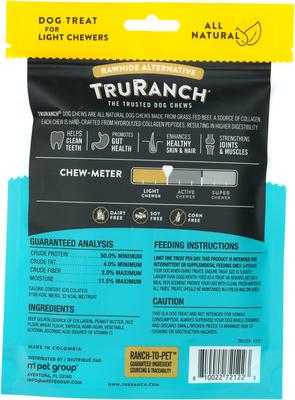 Show full view: TruRanch Chicken Collagen Sticks Hard Chew Treats, 5-in, 15 count + Beef Collagen Sticks Hard Chew Treats, 5-in, 15 count + Peanut Butter Collagen Sticks Hard Chew Dog Treats, 5-in, 15 count slide 7 of 9