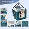 Show in main carousel: GOOPAWS 3-Door Collapsible Soft-Sided Dog & Cat Crate, Teal Blue, Small slide 5 of 9