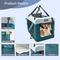 Show in main carousel: GOOPAWS 3-Door Collapsible Soft-Sided Dog & Cat Crate, Teal Blue, Large slide 4 of 8
