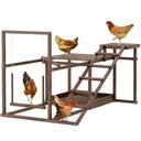 PawHut Wooden Activity Play Set Chicken Coop Accessory