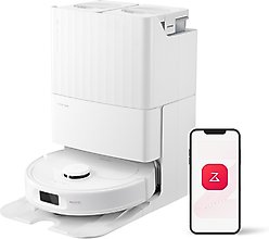 Roborock Qrevo S Self-Emptying Smart Robot Vacuum & Mop, White