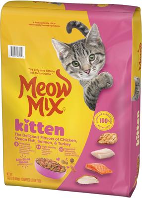Show full view: Meow Mix Kitten Li'l Nibbles Dry Cat Food, 14.2-lb bag slide 7 of 12