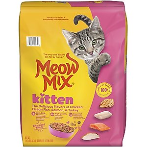 Meow Mix Kitten Li'l Nibbles Dry Cat Food, 14.2-lb bag
