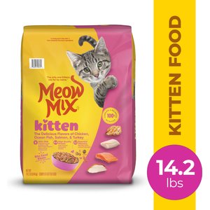 Meow Mix Kitten Li'l Nibbles Dry Cat Food, 14.2-lb bag