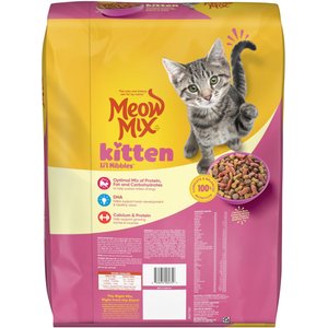 Meow Mix Kitten Li'l Nibbles Dry Cat Food, 14.2-lb bag