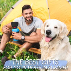 LESOTC Portable Dog Water Bottle, 34-oz slide 2 of 7