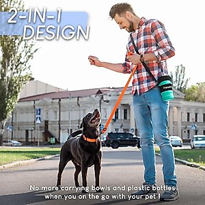 LESOTC Portable Dog Water Bottle, 28-oz