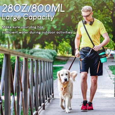 Show full view: LESOTC Portable Dog Water Bottle, 28-oz slide 6 of 9