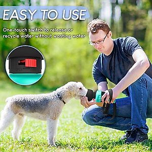 LESOTC Portable Dog Water Bottle, 28-oz