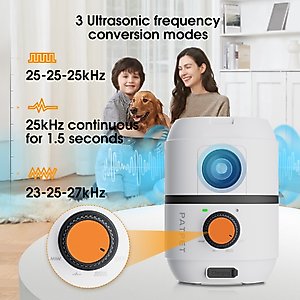 PATPET Rechargeable Ultrasonic Bark Control Dog Repellent