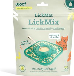 Woof LickMixes Bacon & Cheese Lickable Dog Treat, 5.5-oz bag