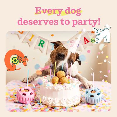 Show full view: Woof Pupsicle Pops Refills Peanut Butter Birthday Lickable Dog Treats, Small, 10 count slide 7 of 9