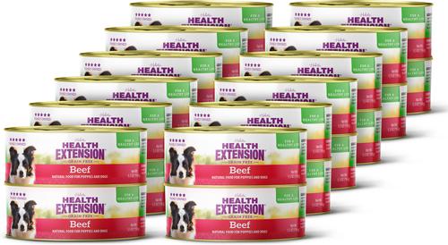 Show full view: Health Extension 95% Grain-Free Beef Wet Dog Food, 5.5-oz can, case of 24 slide 5 of 10