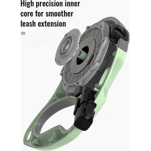 Chai's Choice Reflective Hands-Free Retractable Leash, Lavender/Gray, Small: 16-ft long, 1/3-in wide