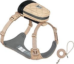 Chai's Choice Stylish Dog Backpack, Leash & Harness, Sand, Large: 15 to 21.5-in chest slide 1 of 9