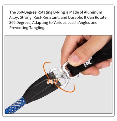 Show full view: Chai's Choice Training Rope Dog Slip Leash, Large: 6-ft long, 7/16-in wide, Light Green slide 5 of 10