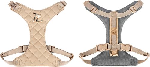 Show full view: Chai's Choice Stylish Dog Backpack, Leash & Harness, Sand, Medium: 13 to 16.5-in chest slide 2 of 10